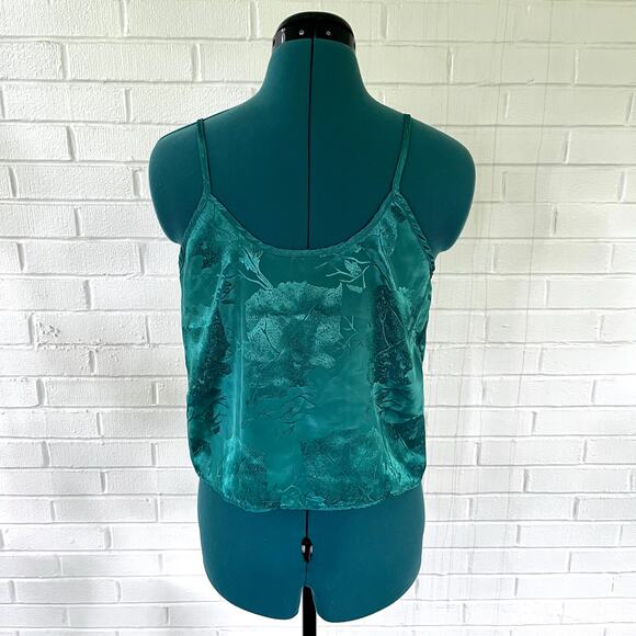 Vintage 90s Intimate Moments jewel green camisole tank - Picture 2 of 4